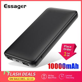Essager Slim Power Bank 10000mah Dual USB Powerbank For Redmi Note 8 P_1